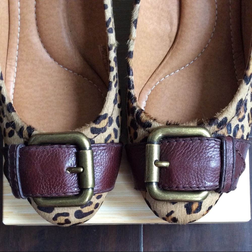 🐆 Fossil ‘Maddox’ Calf Hair Leopard Pumps 🐆 - Picture 5 of 8